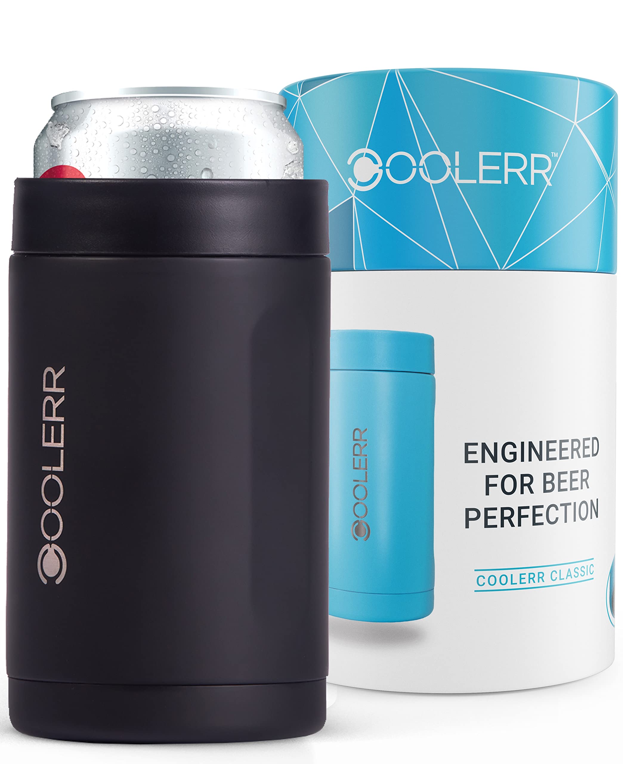 Coolerr Classic | Insulated Can Cooler & Bottle Cooler | 330ml Cans | 440ml Cans | 330ml Bottles | Beer Gifts for Men | Gadgets for Men | Gifts for Him | Beer Cooler