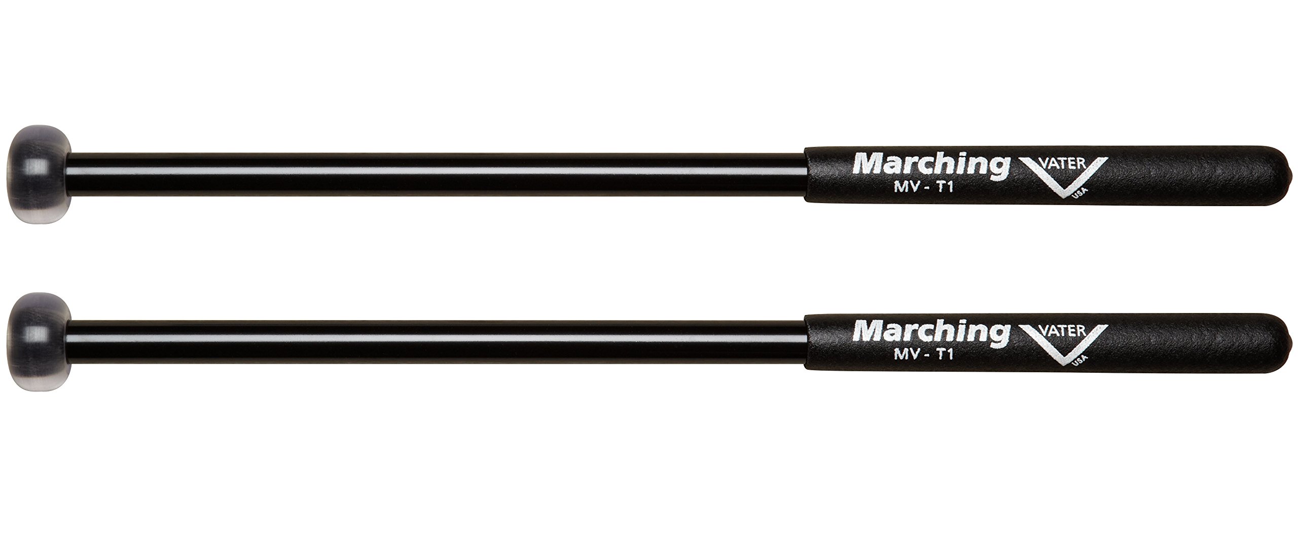 Vater DrumSticks T1 - Multi-Tenor Mallet - Aluminium Shaft - Black