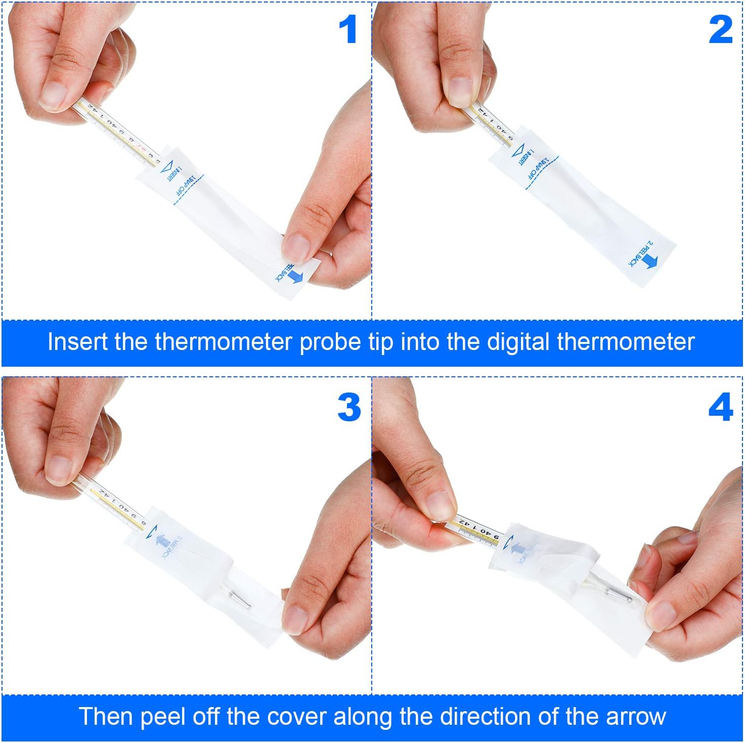 Digital Thermometer Probe Covers Disposable Thermometer Sleeves