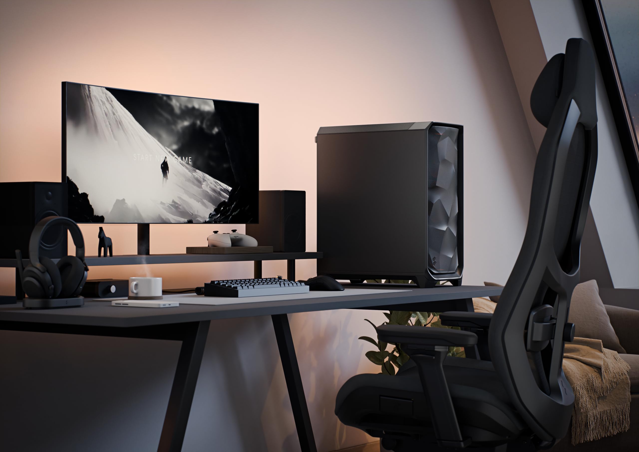 Fractal Design Meshify 3 Black Solid - Computer Case