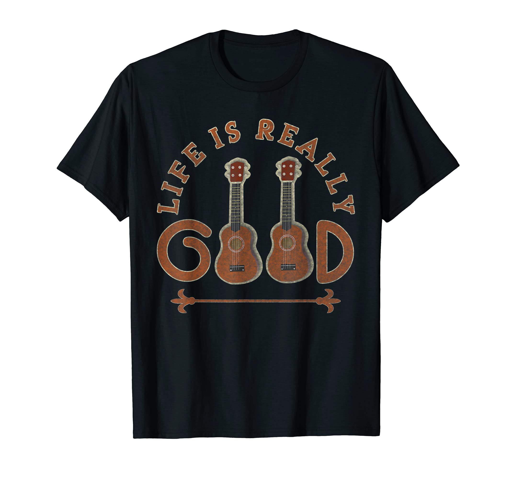 vintage Life Is Really Good Guitar T-Shirt