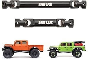 MEUS RACING SCX24 Driveshaft Center Drive Shaft for Axial 1/24 SCX24 Gladiator, Black