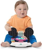 Bright Starts Disney Baby Minnie Mouse Forever Besties 2-in-1 Walker Pink view 3