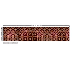 Ambesonne Damask Fabric by The Yard, Abstract