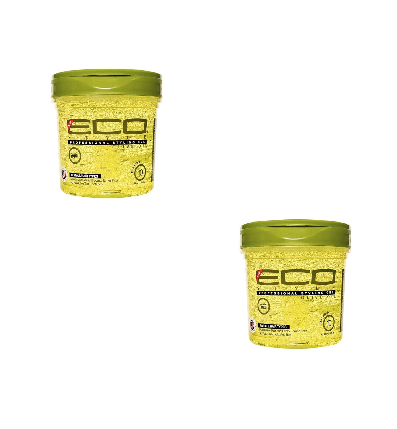 ECO Styler Professional Styling Gel, Olive Oil, Max Hold 10, 16 oz : Hair Styling Gels : Beauty