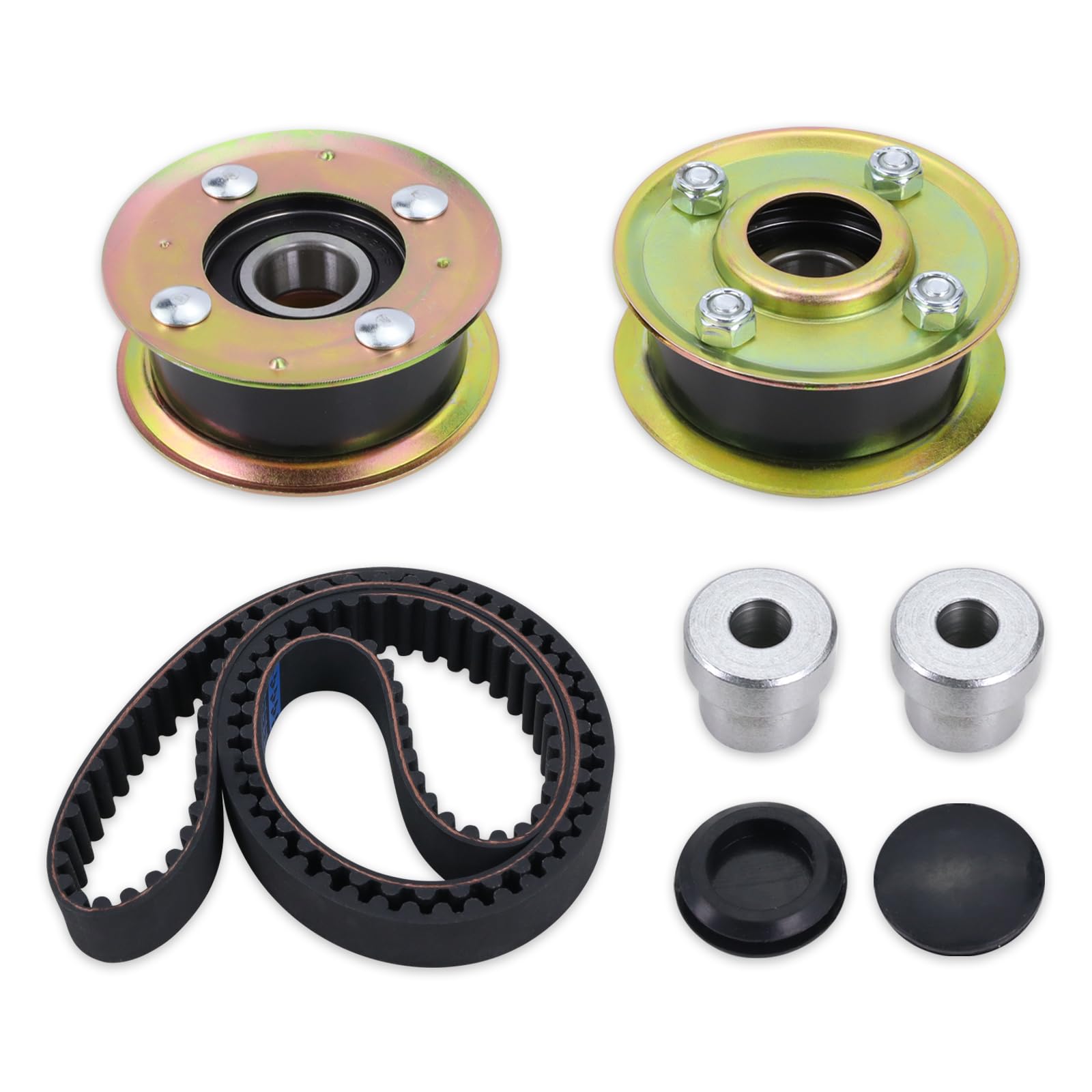 Photo 1 of 131-4529 125-2532 Mower Idler Pulley & 120-3335 Synchronous Deck Belt Kit Fit for Toro 30" Deck Mower TimeMaster TurfMaster Walk-Behind Exmark Models Replaces 121-5763 131-4509 126-0316 131-4506
