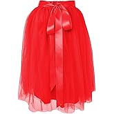 Dancina Women A-Line Tulle Skirt Tutu Knee Length