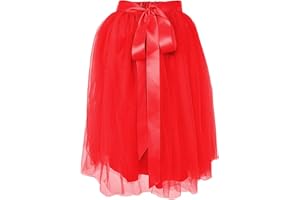 Dancina Girls Knee Length Tutu Layered Tulle Skirt Ages 2-13
