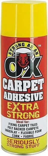 SuperGift 500ml Carpet Adhesive Spray Heavy Duty Bond view 1