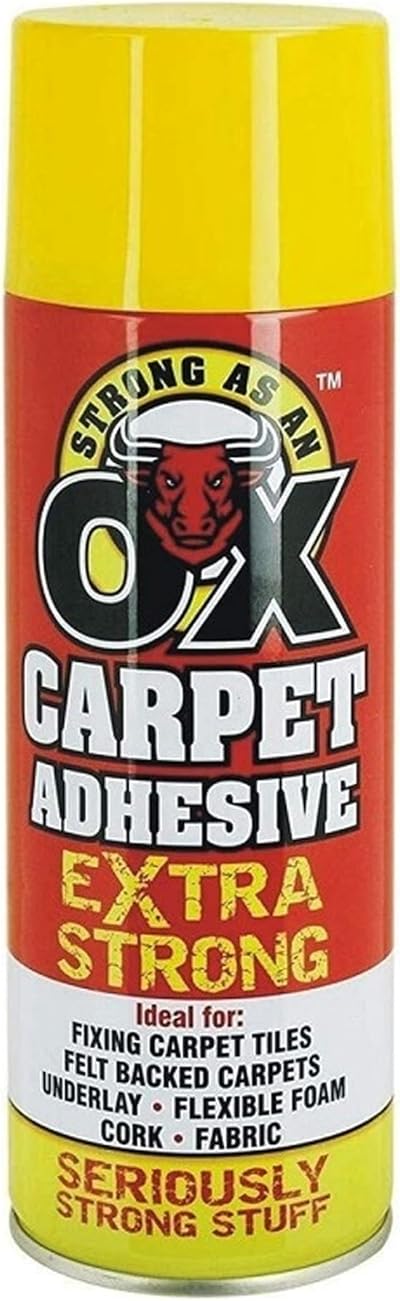 SuperGift 500ml Carpet Adhesive Spray Heavy Duty Bond