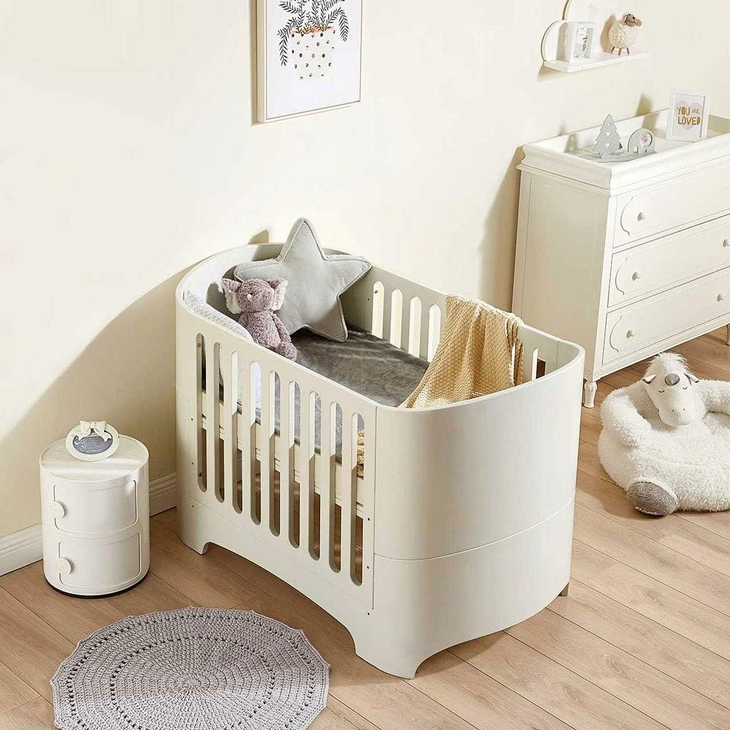 wooden baby bed