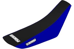 Enjoy MFG 2006-2019 Yamaha TTR 50 Blue Sides/Black Top Full Gripper Seat Cover