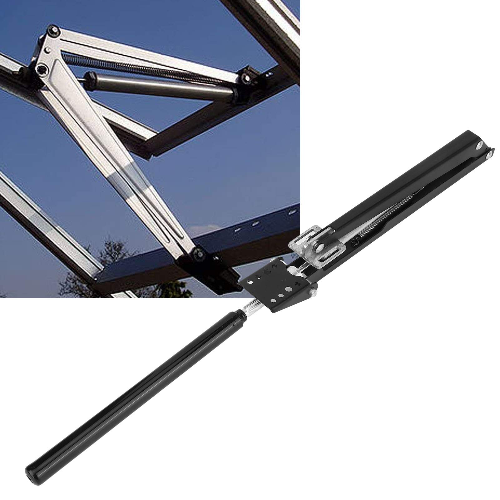 Automatic Window Opener, Black Greenhouse Window Opener, for Greenhouse Household