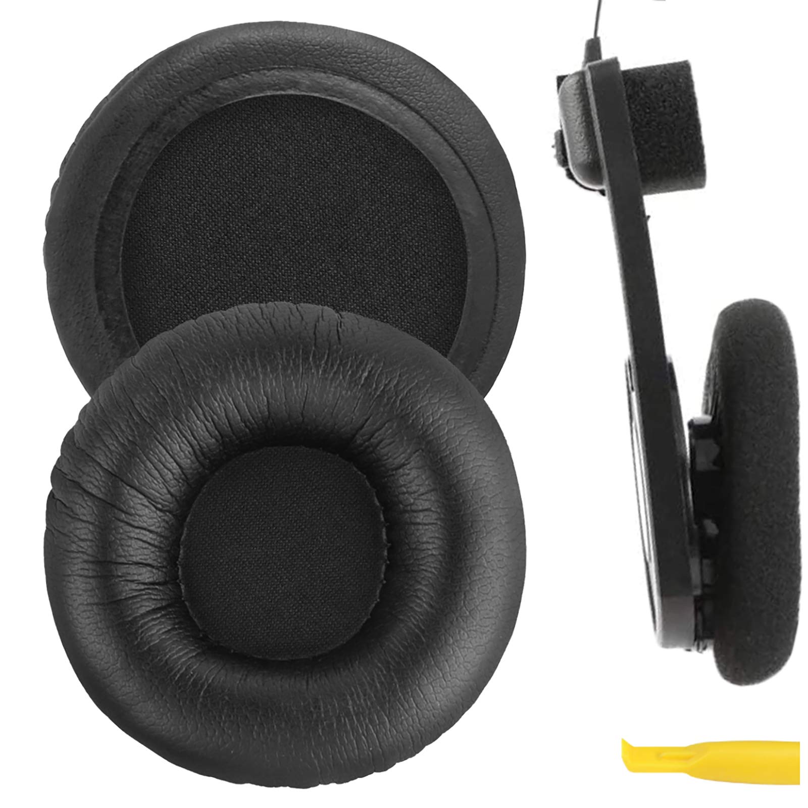 Geekria Replacement Ear Pads for KOSS Porta Pro PP, KSC 35/75/ 55/50/ 10, KTX PRO1, KTX8, PTX6 Headphones Ear Cushions, Repair Parts (Black)