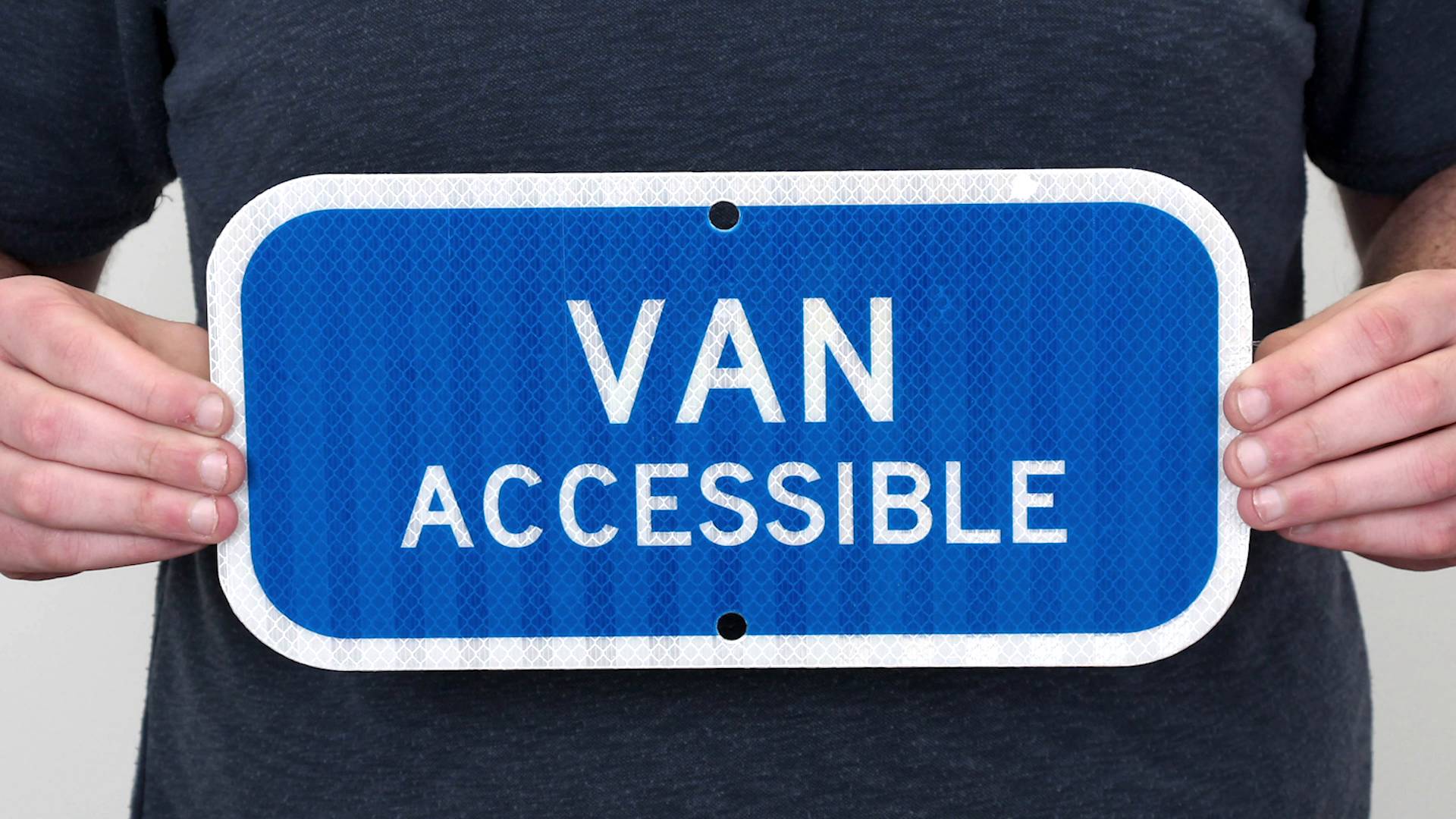 SmartSign "Handicap Parking Only - Minimum Fine $250" Sign | 12" X 24 3m Engineer Grade Reflective Aluminum