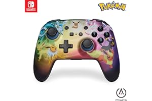 PowerA Enhanced Wireless Controller for Nintendo Switch/Switch 2 / Switch Lite/OLED Model - Eevee Evolutions - Gamepad, game controller, Officially Licensed