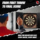 Ruthless Home Darts Centre LED Light Cabinet Dartboard 2 Darts USB view 9