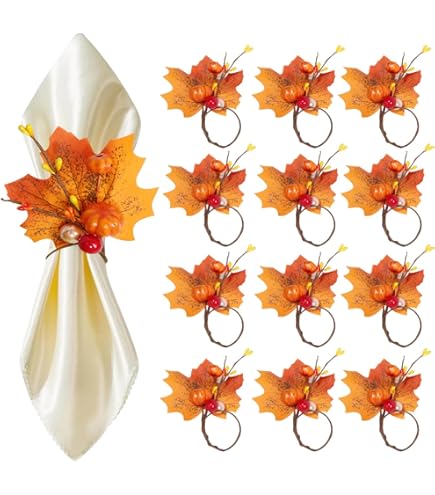 Baoswi Lot De 6 Ronds De Serviette En Crochet En Forme De