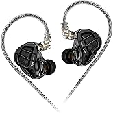 KZ ZAR in-Ear Monitor 7BA+1DD Wired Earbud Headphones IEM | Noise Isolation, Clear in All Frequency Stereo Comfort-fit in Ear Headphones for Audio Engineers, Musicians(Nomic)
