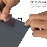 iSOUL 50 Mixed Grey Mailing Bags 2 Sizes Self Seal 60µm 25 each A6 to A4 view 2