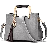 PORRASSO Women's Handbag Shoulder Bag Fashion Bags Top Handle Female PU Leather Shoulder Bag Worn Bag