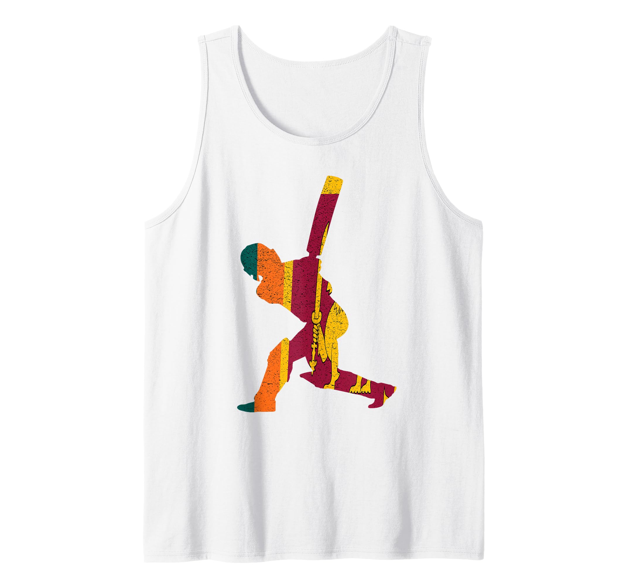 Sri Lanka Cricket Batsman Batting International Fan Tee Tank Top