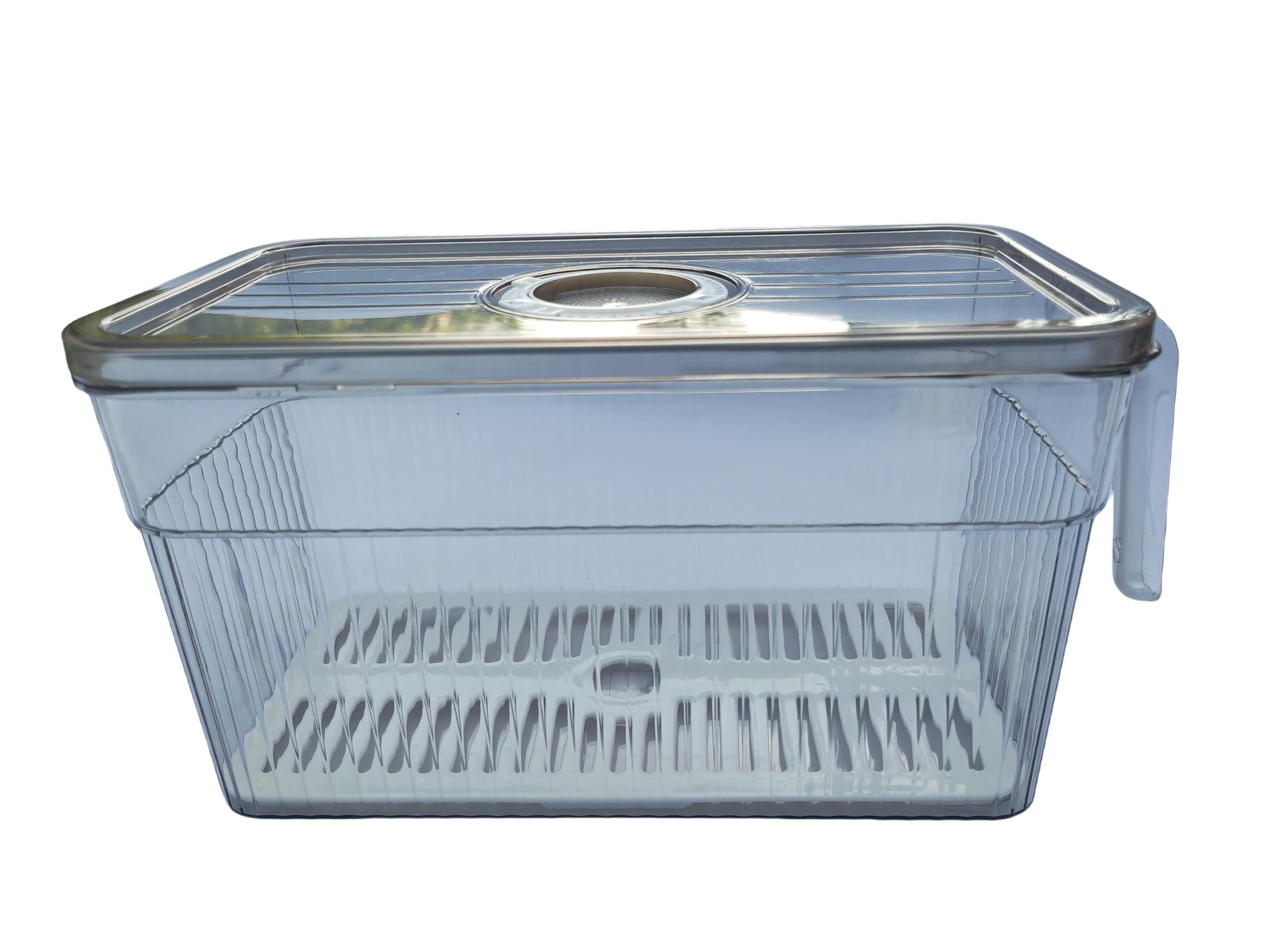 Photo 1 of XIAOLINDUO Bread Box, Stackable Food Container with Lid & Removable Drain Tray, BPA-Free for Clear Food Storage?