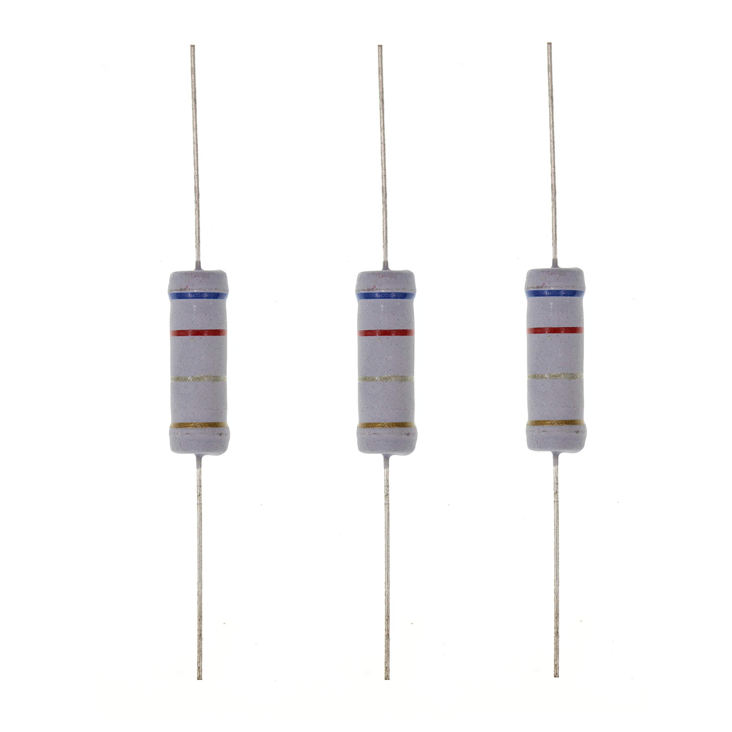HUABAN 10PCS 5W 5 Watts 0R62 0.62 Ohm 5% Metal Oxide Film Resistor
