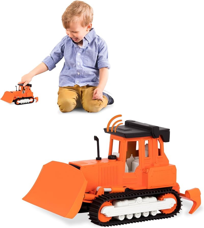 Driven by Battat 7-Inch Bulldozer Toy with Lights & Sounds