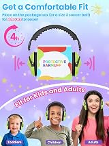 Dr.meter Ear Defenders Kids 27.4 dB Noise Reduction Adjustable Headband view 7