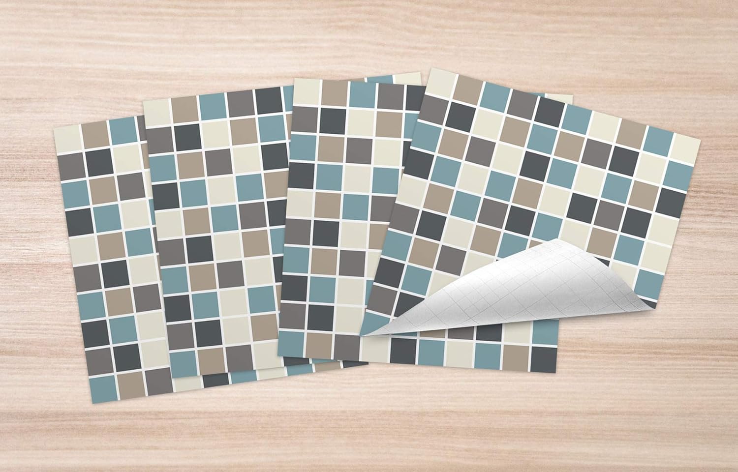 Autocollant adhésif en Vinyle pour Carreaux muraux Panorama Stickers Carrelage Ashesif Cuisine