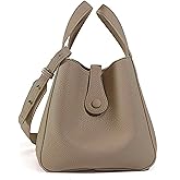 NEWBELLA Women's Bucket Bag - Square Top Handle Satchel with Crossbody Strap, Shoulder Bag for Work & Daily Commute