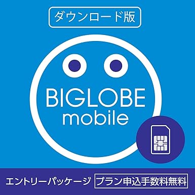 【申し込み手数料3,000円が不要】 BIGLOBEモバイル 格安SIM エントリーパッケージ
