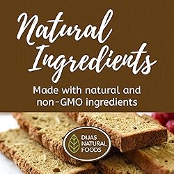 DIJAS Natural Foods, Crunchy Fat Free Biscotti