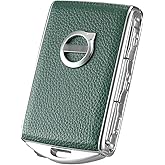 Car Key Fob Cover for XC90, XC60, XC40, S60, S90, V90, Zinc Alloy Frame Leather Surface