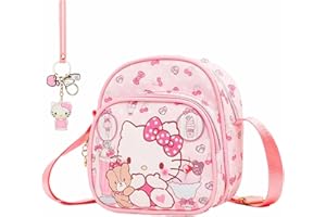 RPAVUTZ Cute Mini Crossbody Purse, Leather Messenger Shoulder Bag, Cartoon Design, A-g-e-s 3-6, 2Pcs