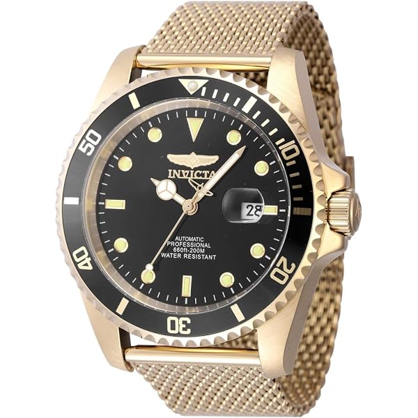 Neu Invicta Herren 43mm Pro Diver HAMMERHEAD Champagner