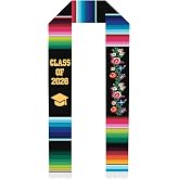 Deluxe Mexican Graduation Sash 2026 | Embroidered Estolas de Graduacion 2026 | Authentic Mexican Sash for Graduation 2026