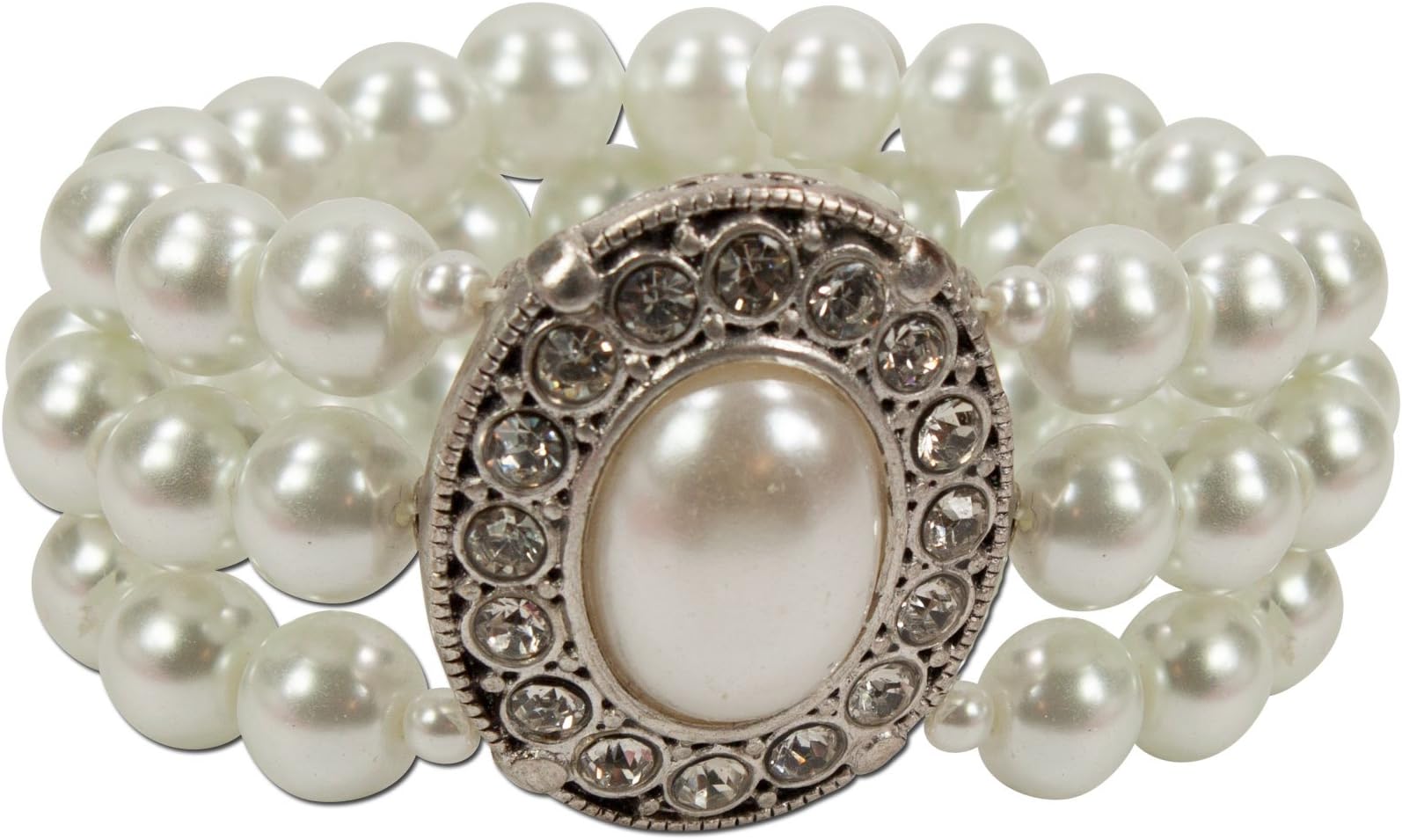 Alpenfl&uuml;stern ladies pearl bracelet Sissi cream white DAB03300010