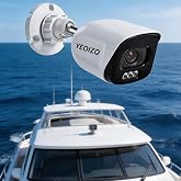 YEOIZO Marine Camera with Full Color Night Vision | Ultra-low light, waterproof, for yacht/boat, digital HDMI1080p Replace Thermal Camera, security/reverse sailing aid