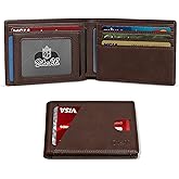 Zitahli Wallet for Men Slim 11 Credit Card Holder RFID Blocking Small Men's Wallet Bifold Minimalist Front Pocket With Mens Gifts Box | Slim, RFID Blocking, Premium, Front Pocket, Gift Box, Leather Card Holder