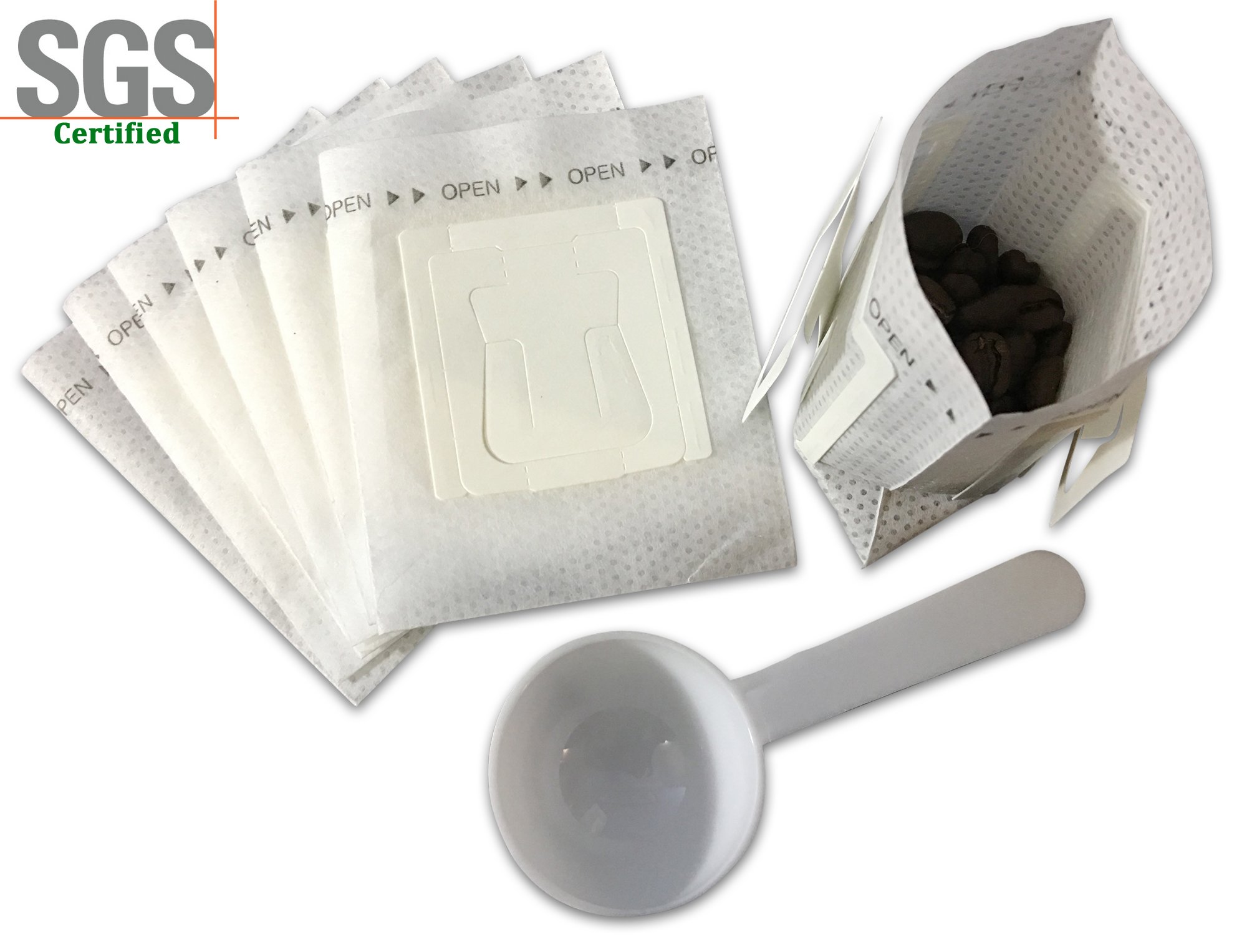 Jasmine Cafe Premium Single Serve Disposable Drip Coffee Filter Bag