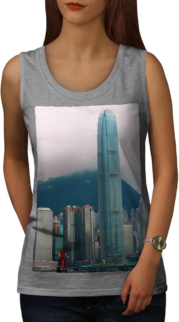 Amazon Wellcoda 香港 香港 シティ ファッション 婦人向け S 2xl タンクトップ キャミソール タンクトップ 通販