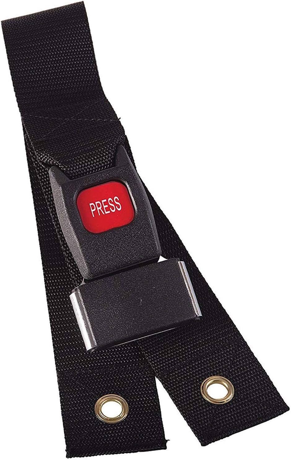 DMI Wheelchair Seat Belt, Wheelchair Safety Harness, Black: Health & Personal Care