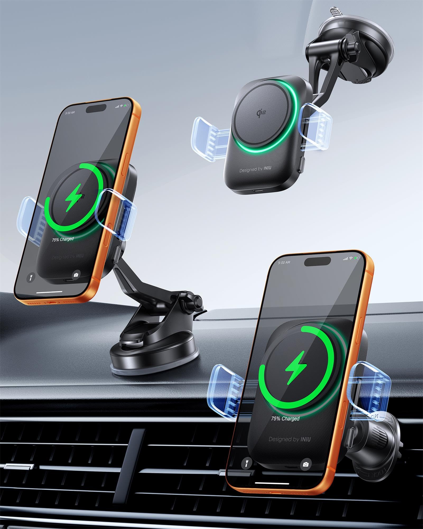 INIU for MagSafe Car Mount Cha...