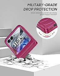 Vizvera for Motorola Razr 2024 Case with Hinge