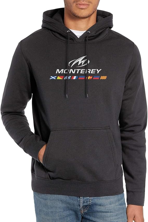 Warm Mens MontereyBoatswhitelogo Hoodie Sports Half Dome