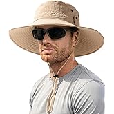 FURTALK Sun Hats for Men Fishing Hat UPF 80+ Foldable Wide Brim Outdoor Hiking Beach Summer Hats