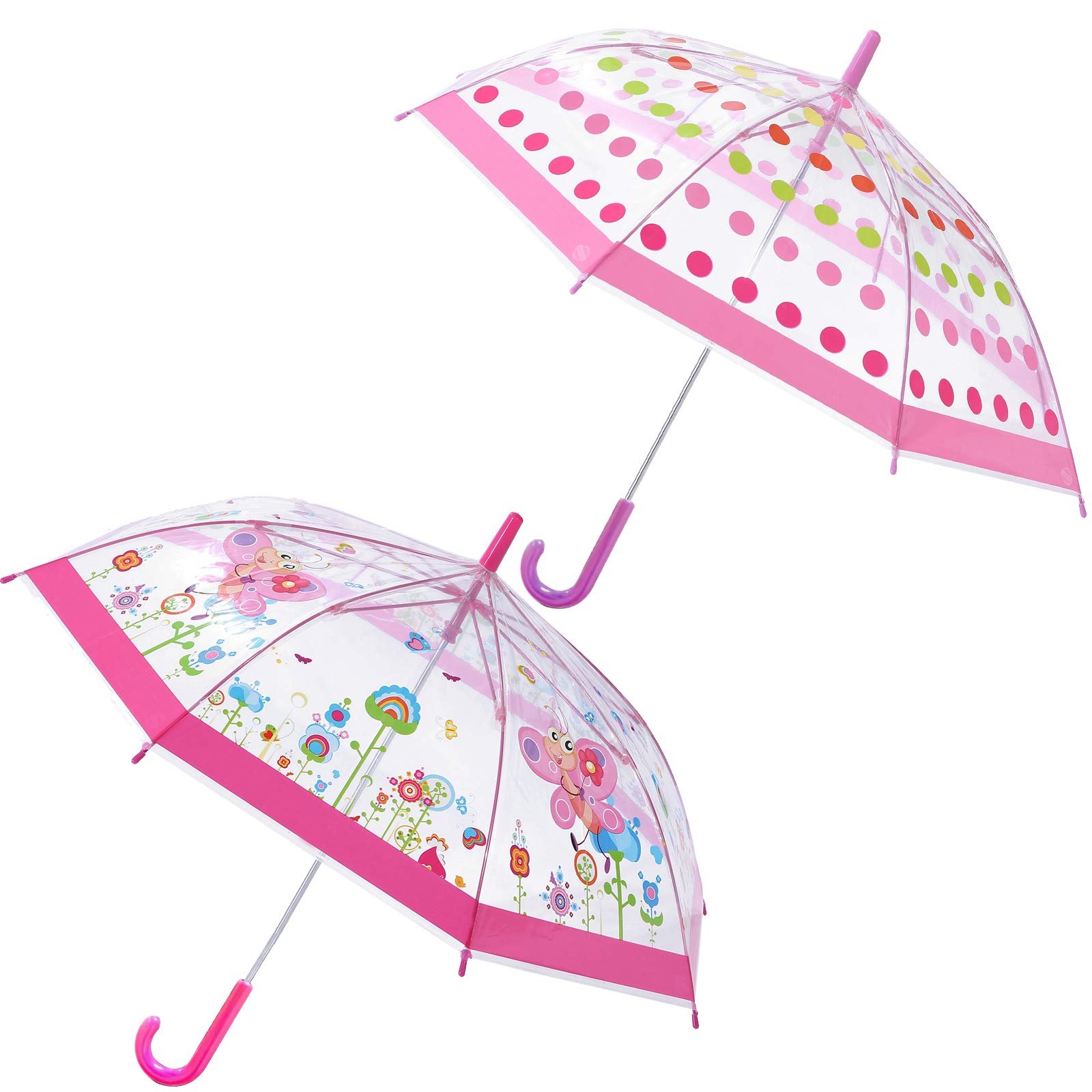 Kids Umbrellas for Rain,Umbrellas 2 Pack for Kids