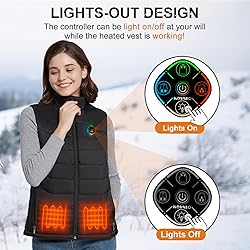 KOVNLO Womens Heated Vest, 5 in 1 Smart